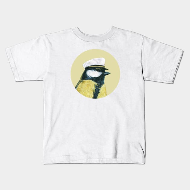 Great tit Kids T-Shirt by Mikhail Vedernikov